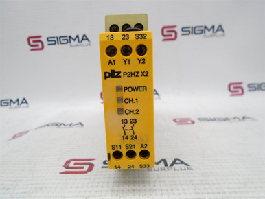 474390 - PILZ - P2HZ5 24VDC 2S 2O Relais de sécurité RECONDITIONNÉ