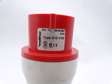 Walther Electric 212-4-19 Plug