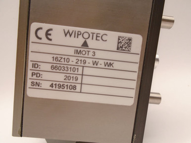 Wipotec 16Z10-219-W-WK Servo Motor Wipotec 16Z10-219-W-WK Servo Motor