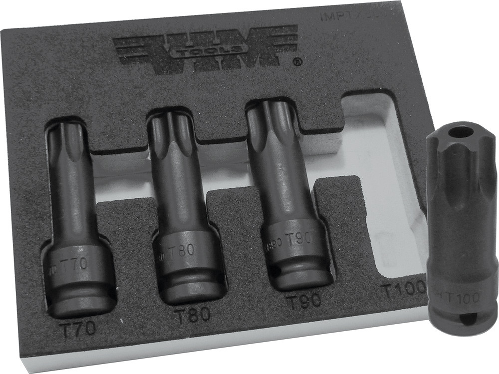 PG151 - LARGE IMPACT TORX® DRIVER SET, T70, T80, T90 & TAMPERPROOF