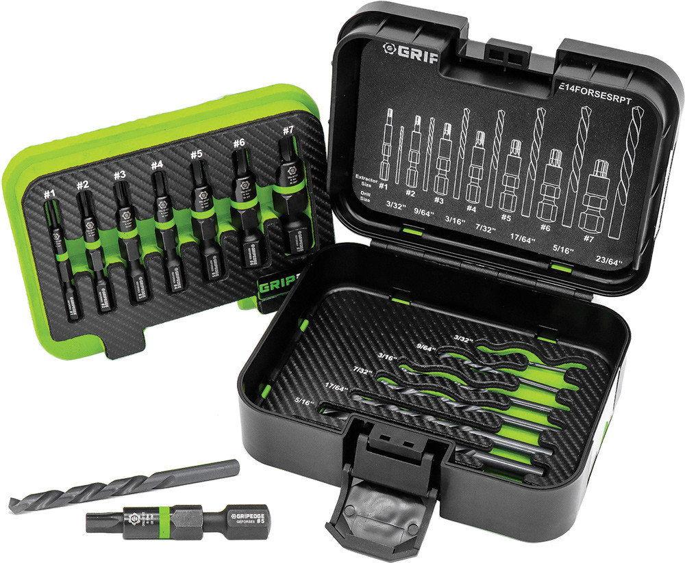 G-RAP HAMI ＆ CHERELLE FORTIERセット PG116 - 14-PC RPT G-FORS EXTRACTOR & LEFT HAND DRILL BIT SET, #1