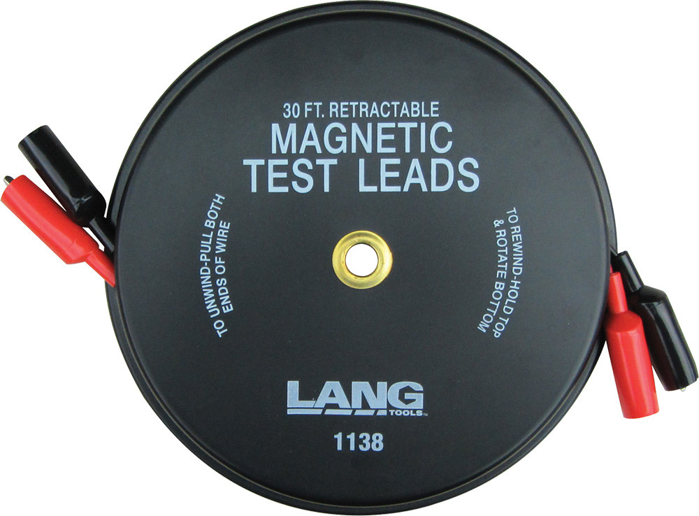 PG54 - MAGNETIC RETRACTABLE TEST LEADS - 2 LEADS X 30 FT. - G2S