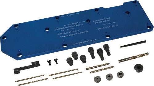 PG309 - MANIFOLD DRILL TEMPLATE FOR FORD 4.6L, 5.4L & 6.8L