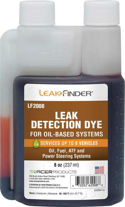 DYE,OIL,LEAKFINDER,1X8OZ DYE,OIL,LEAKFINDER,1X8OZ