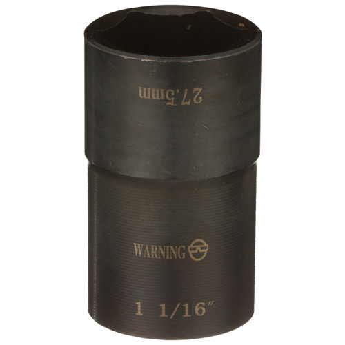 1/2" Drive Dual Sided Socket Lugnut Remover -                              1 1/16"/27.5mm Chrome Cap Buster