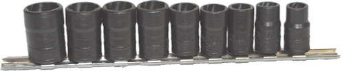 9 PC. TWIST SOCKET FASTENER REMOVAL SYSTEM