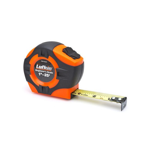 TAPE,1"X25',ENGINEERS,HI-VIZ ORANGE