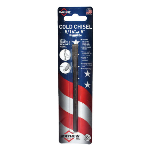 5/16" x 5" Cold Chisel, Carded