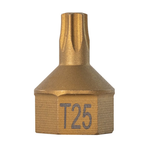 DUAL DRIVE-T25 TORX® BIT 1/4 SQUARE & 7/16" HEX DRIVES
