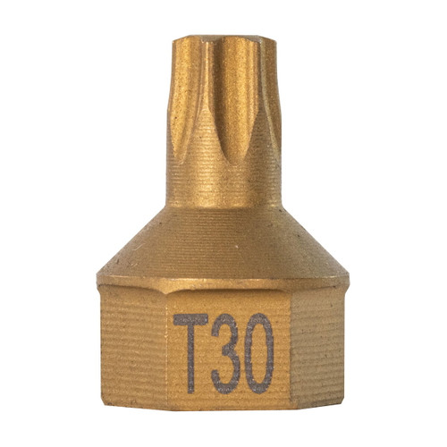 DUAL DRIVE-T30 TORX® BIT 1/4 SQUARE & 7/16" HEX DRIVES