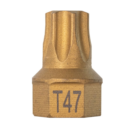DUAL DRIVE-T47 TORX® BIT 1/4 SQUARE & 7/16" HEX DRIVES