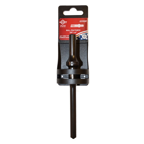 Poinçon pneumatique à goupille de roulement 3/8 " x 6 « , Hang Tag