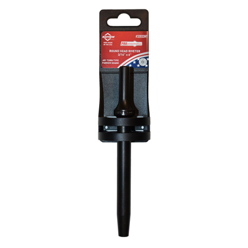 Pneumatic Round Head Riveter 3/16" x 6", Hang Tag