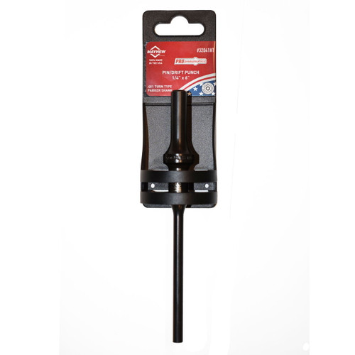 Pneumatic Pin/Drift Punch 1/4" x 6", Hand Tag