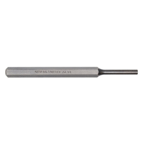 1/4" x 6" Long Pin Punch, Carded