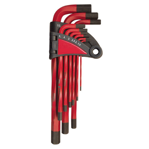 MayhewSelect™ 9 PC Metric Twisted Hex Key Set, Carded
