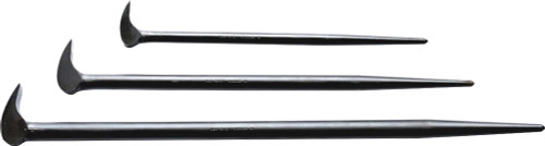 PG202 - ENSEMBLE DE LEVIER PROFESSIONNEL À TÊTE ROULANTE DE 3 PIÈCES, 1/2 » X 12 », 5/8 » X 16 », 3/4 » X 21 »