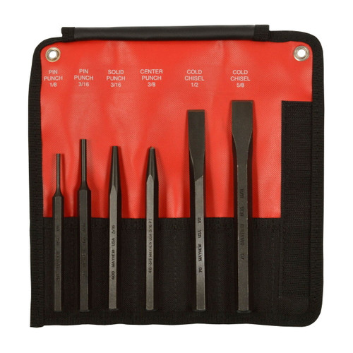 6 PC Punch and Chisel Set - 61005