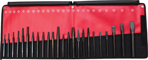 PG212 - 24 PIÈCES POINÇON ET BISEAUX (POUCES)
