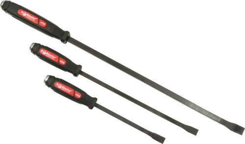PG209 - Ensemble de 3 tournevis courbes DOMINATOR® avec levier, 12 po, 17 po, 25 po (noir/rouge) - 61355