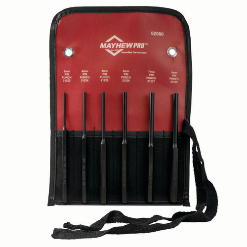 6 PC Metric Pin Punch - 62080