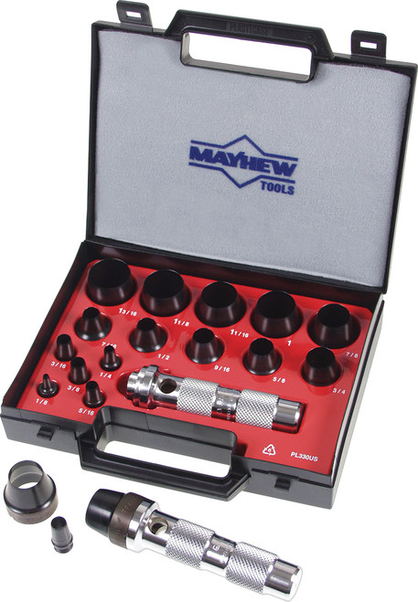 PG210 - 16 PC HOLLOW PUNCH SET (SAE)
