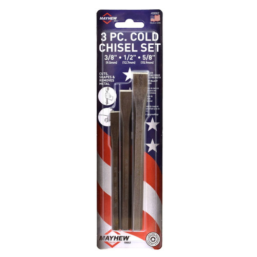 3 PC Cold Chisel Set, Cardé