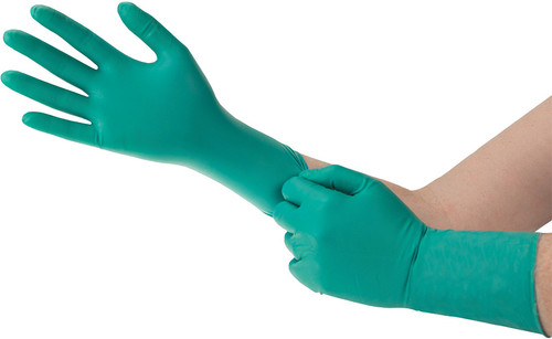 PG297 - MICROFLEX® 93-260, SU, NIT/NEOP CR GRN EXT/BL INT, 7,8 MIL 12", SZ S