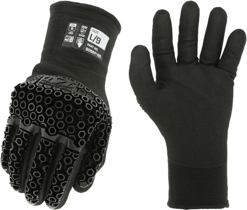 SpeedKnit™ M-Pact® D3O® Thermal SD5EP05 Gloves (Medium, Black)