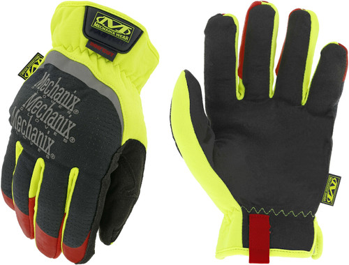 Gants Hi-Viz FastFit® D4-360 (XX-Large, Noir / Hi-Vis Jaune)