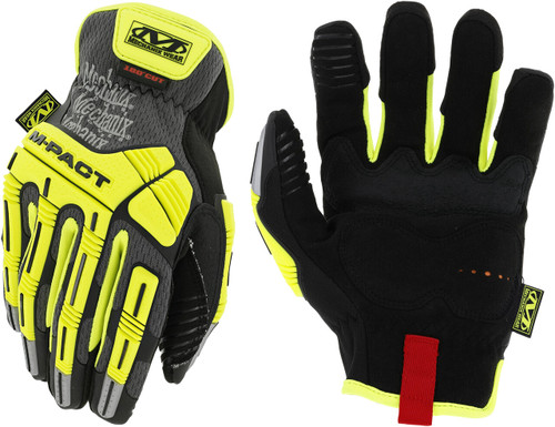 Salut-Viz M-Pact® Open Cuff E5 Gants (Petit, Hi-Vis Jaune) - SMC-C91-009