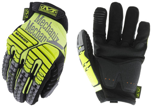 Hi-Viz M-Pact® Gloves (XX-Large, Fluorescent Yellow)