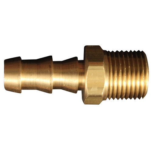 3/8" Male End, 3/8" ID Hose