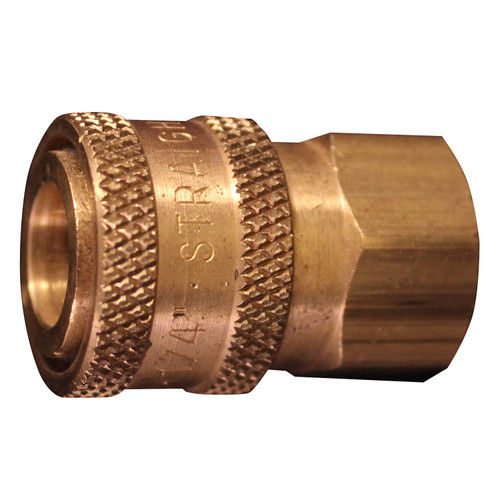 1/4" Female Straight Thru Coupler - 1761