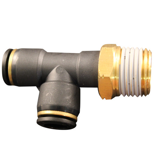 SWVL RUN "T"  Tube 3/8 OD, 1/2 MNPT