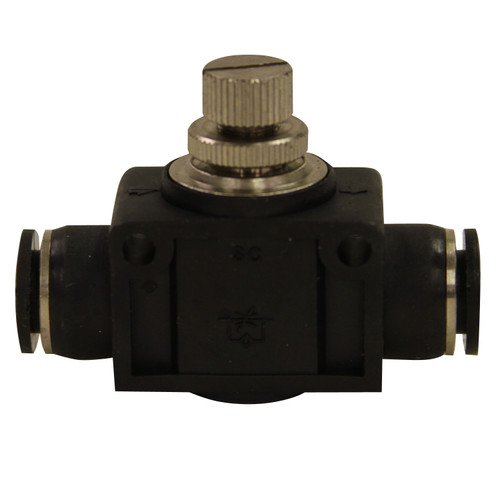 Union Str Vitesse / Débit Contr, Tube 3/8 " OD
