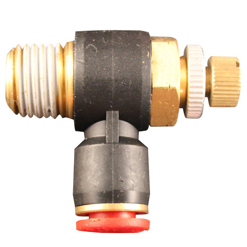 Flow Contr In, Tube 1/4" OD, 1/8" NPT