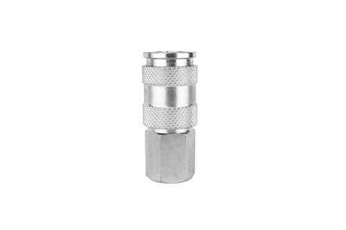 3/8" Steel V-Style Coupler, Female - 766STBK