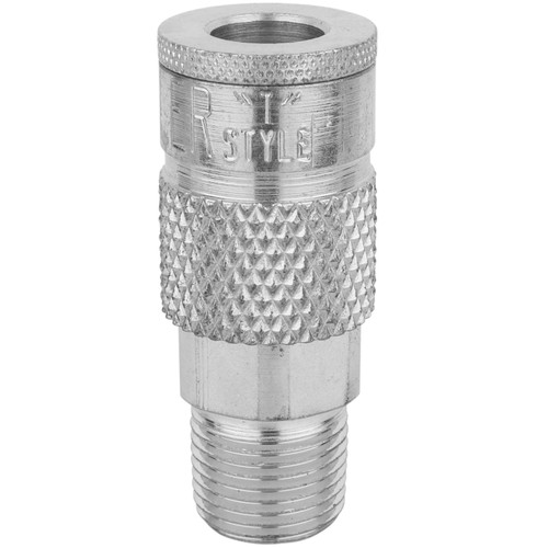 3/8" Steel T-Style Coupler, Male - 789ST