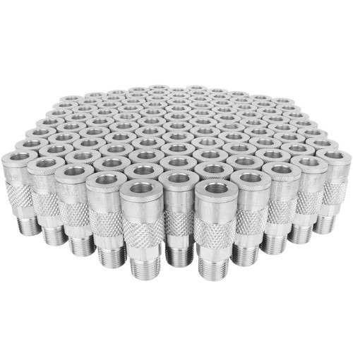 3/8" Steel T-Style Coupler, Male - 789STBK