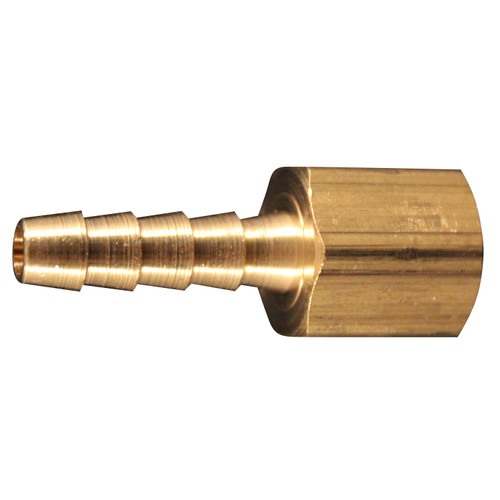 1/4" F. Solid End, 3/8" ID Hose, 2/cd