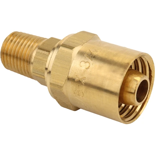 Reusable End, 1/4" MNPT, Fits 3/8" x 3/4"