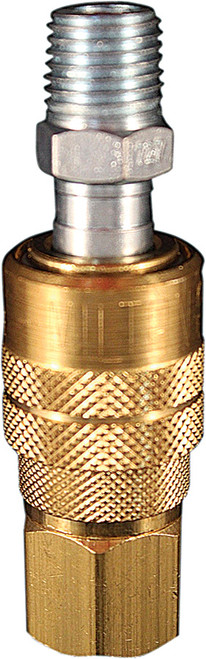 1/4" F. Body & M. Plug M-Style - S-711