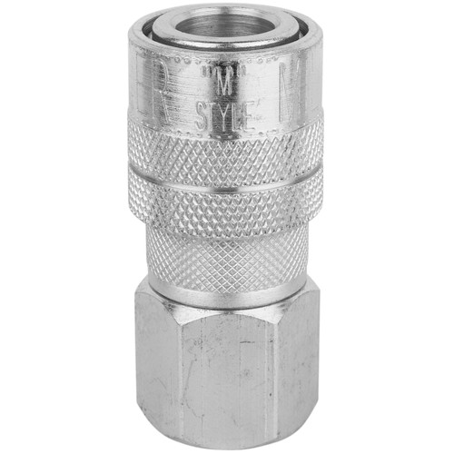 3/8" Steel M-Style Coupler, Female - S-718ST