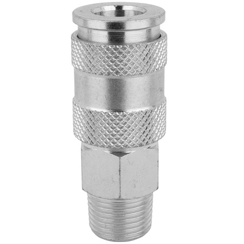 3/8" Steel V-Style Coupler, Male - S-767ST
