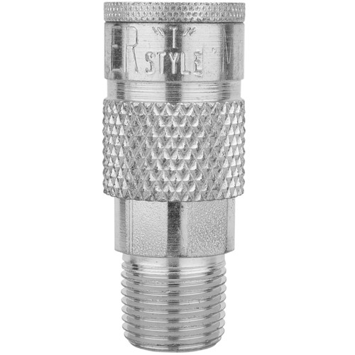 3/8" Steel T-Style Coupler, Male - S-789ST