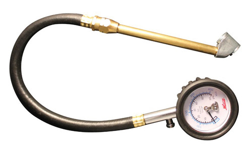 Dual Head Chuck Dial Tire Gauge 0-60 PSI