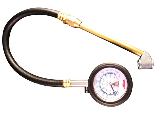 Double tête Chuck Dial Jauge de pneu 0-160 PSI