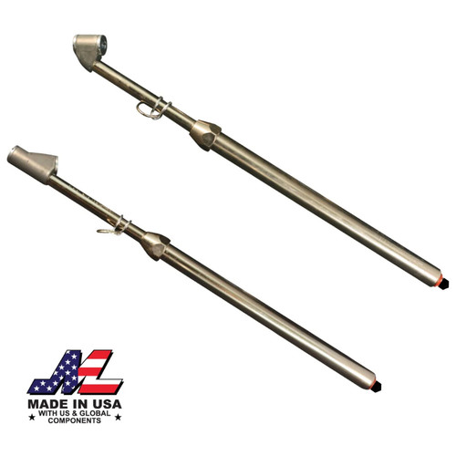 Calibratable 986 Straight Foot Inner Duals Service Gage, PSI scale