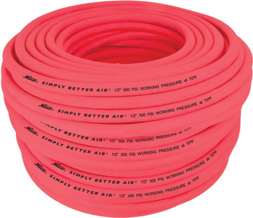 TUYAU D’AIR EN VRAC EN CAOUTCHOUC ULTRA LÉGER DE 1/2" X 300' (SANS EXTRÉMITÉS)